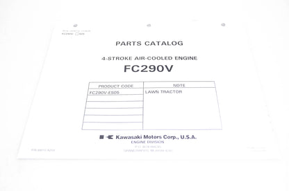 New OEM Kawasaki 99910-A259 Parts Catalog FC290V NOS