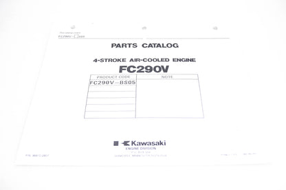 New OEM Kawasaki 99910-2807 Parts Catalog FC290V NOS