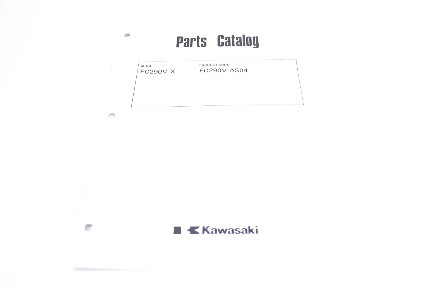 New OEM Kawasaki 99910-2213 Parts Catalog FC290V-X NOS