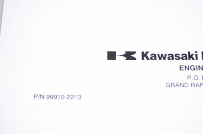 New OEM Kawasaki 99910-2213 Parts Catalog FC290V-X NOS
