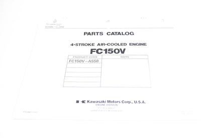 New OEM Kawasaki 99910-2401 Parts Catalog FC150V NOS