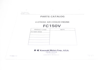 New OEM Kawasaki 99969-1572 Parts Catalog FC150V NOS