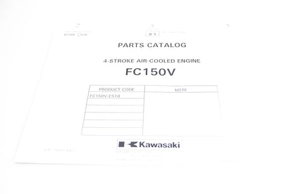 New OEM Kawasaki 99910-A457 Parts Catalog FC150V NOS