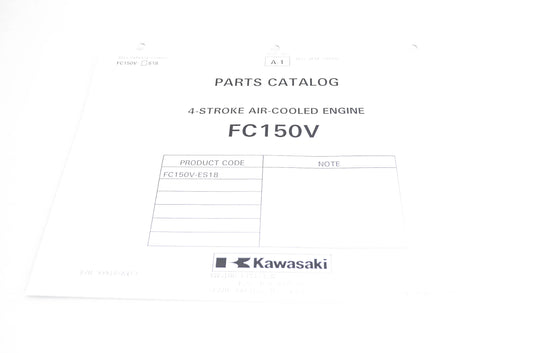 New OEM Kawasaki 99910-A457 Parts Catalog FC150V NOS