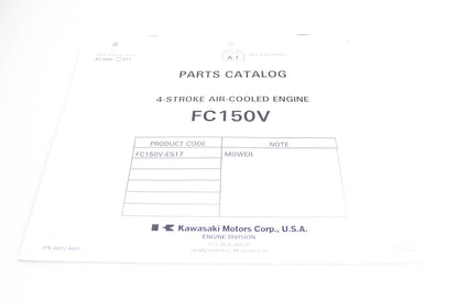 New OEM Kawasaki 99910-A456 Parts Catalog FC150V NOS