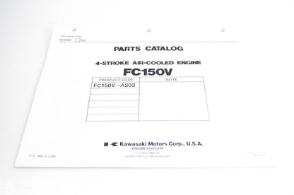 New OEM Kawasaki 99910-2399 Parts Catalog FC150V NOS