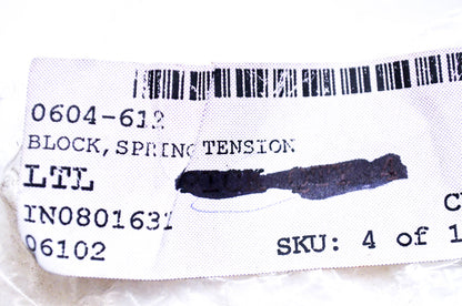 New OEM Arctic Cat 0604-612 Spring Tension Block NOS
