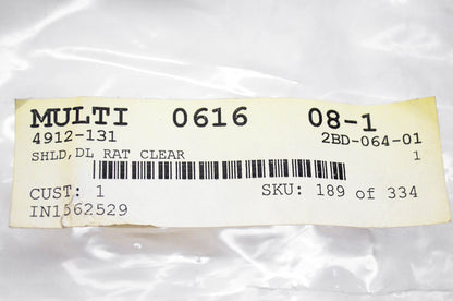 New OEM Arctic Cat 4912-131 DL Rat Clear Helmet Shield NOS
