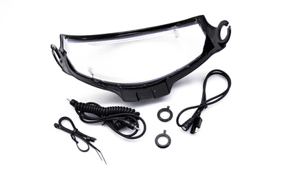 New OEM Arctic Cat 4202-920 Elect AERO Helmet Shield W/Wiring Kit NOS