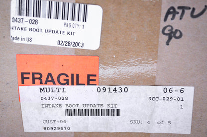 New OEM Arctic Cat 0437-028 Intake Boot Update Kit NOS