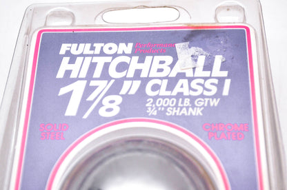 Fulton B178S, B178S-0604 Trailer Hitch Ball 1 7/8" NOS