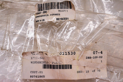 New OEM Arctic Cat 1606-066 Formed Windshield NOS