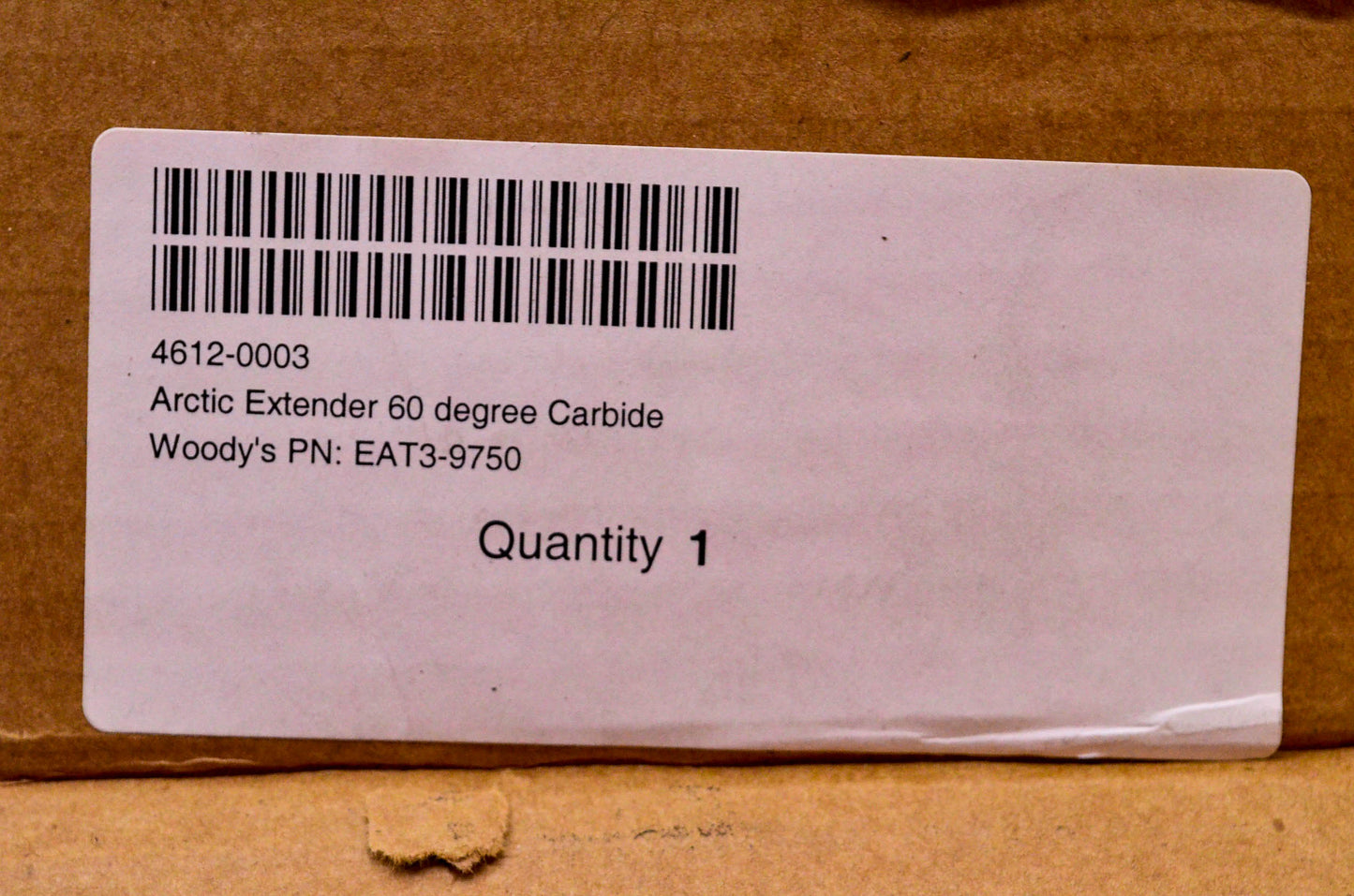 Woodys EAT3-9750 Arctic Cat Extender 60 Degree Carbide NOS