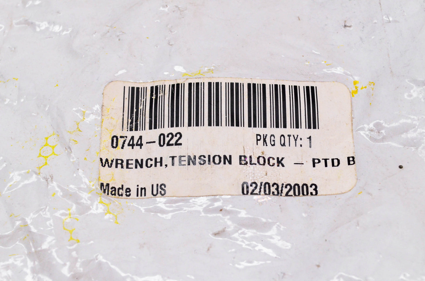 New OEM Arctic Cat 0744-022 Tension Block Wrench NOS