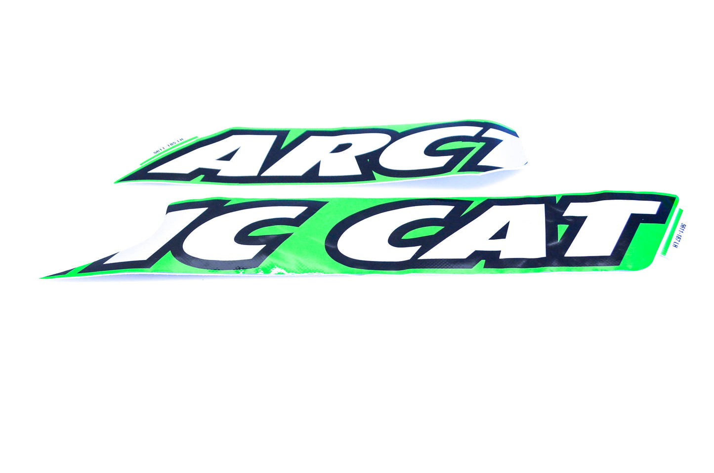 New OEM Arctic Cat 5611-185 Left Front & Rear Hood Vent Decals NOS