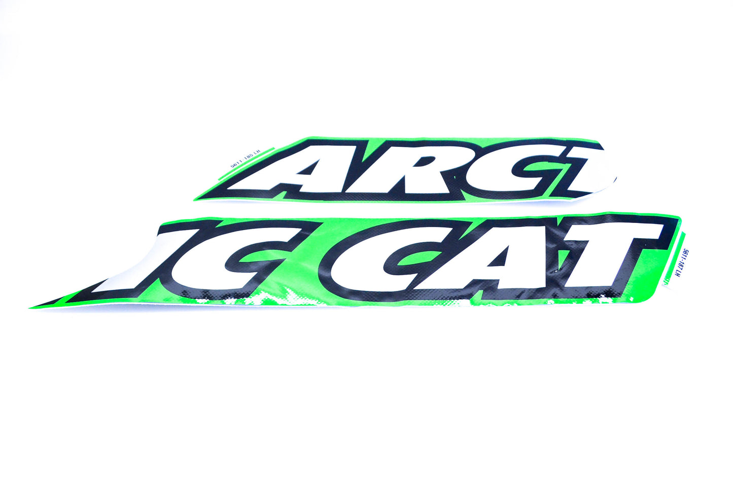 New OEM Arctic Cat 5611-185 Left Front & Rear Hood Vent Decals NOS