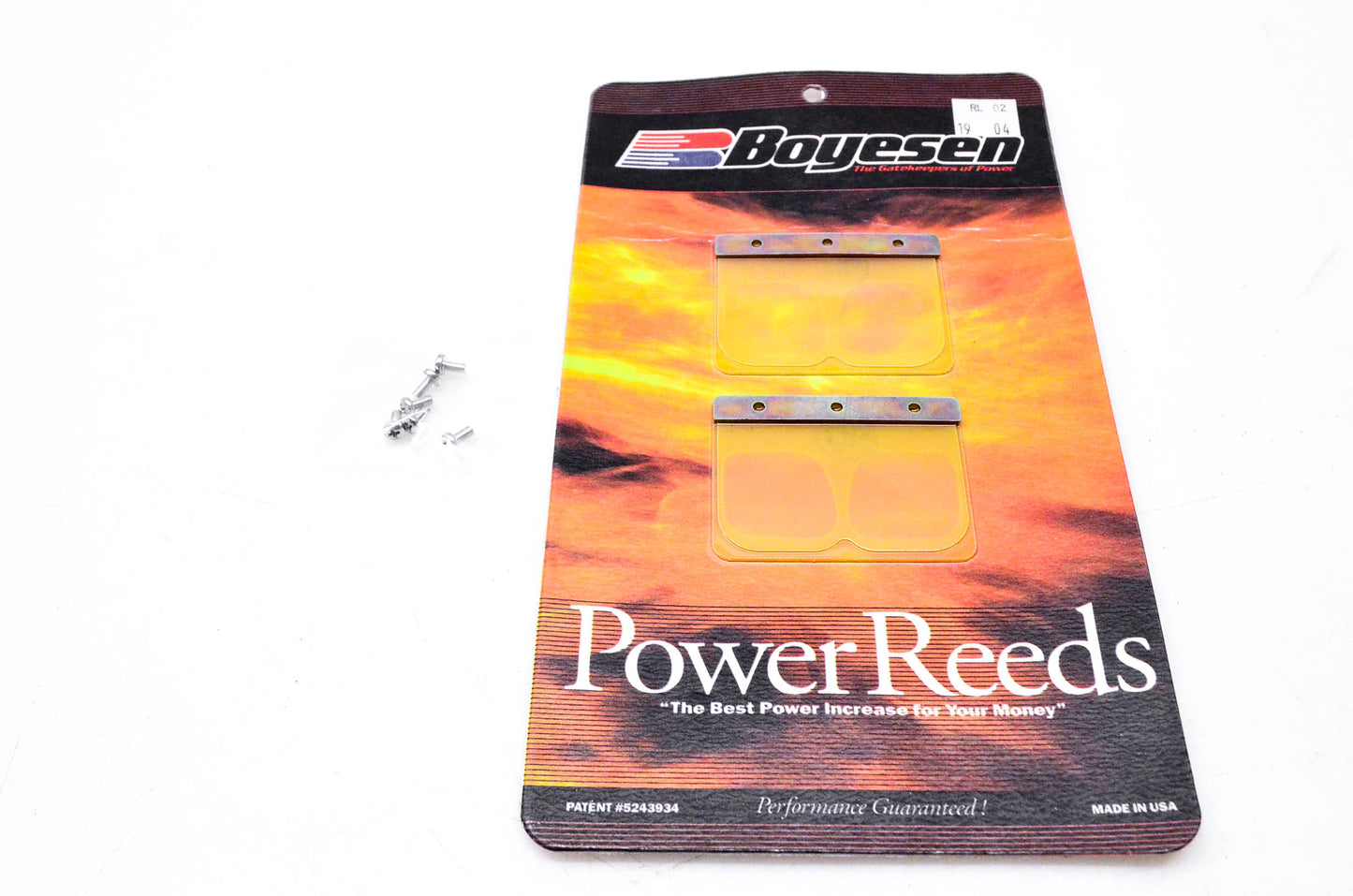 Boyesen RL-02, 59-7832, RL 02 19 04 Rad Valve Power Reeds NOS