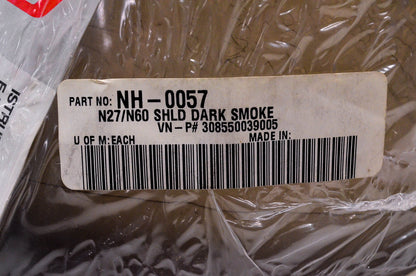 Nolan NH-0057, 308550039005 Dark Smoke Shield N27/N60 NOS