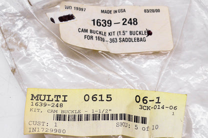 New OEM Arctic Cat 1639-248 Cam Buckle Kit 1.5" NOS