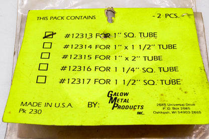 Galow Metal Products 12313U, 12313 Ski Protectors Tie Down Bars Qty 2 NOS