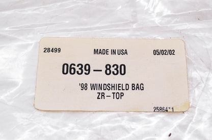 New OEM Arctic Cat 0639-830 Windshield Bag '98 ZR NOS