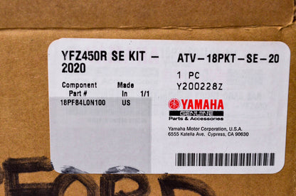 New OEM Yamaha ATV-18PKT-SE-20, 18P-F84L0-N1 Front Grab Bar Kit YFZ450R '19 NOS