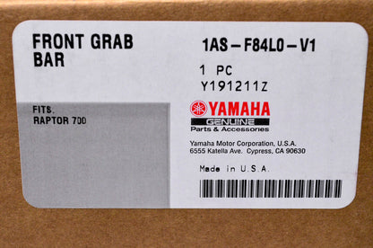 New OEM Yamaha 1AS-F84L0-V1-00 SE Front Grab Bar Kit Raptor 700 NOS