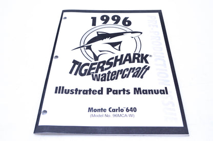 New OEM Arctic Cat 2255-419 1996 Illustrated Parts Manual Tigershark Watercraft NOS
