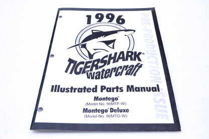 New OEM Arctic Cat 2255-420 1996 Illustrated Parts Manual Tigershark Watercraft NOS