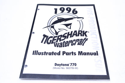 New OEM Arctic Cat 2255-435 1996 Illustrated Parts Manual Tigershark Watercraft NOS