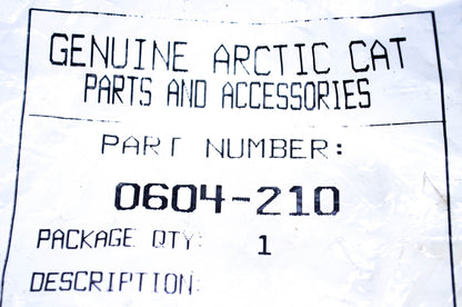 New OEM Arctic Cat 0604-210 Center Idler Wheel NOS