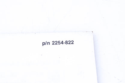 New OEM Arctic Cat 2254-822 Setup & Predelivery Instructions NOS