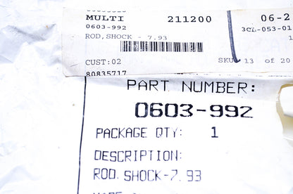 New OEM Arctic Cat 0603-992 Shock Rod 7.93 NOS