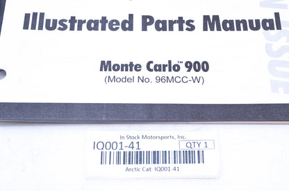 New OEM Arctic Cat 1996 Illustrated Parts Manual Tigershark Watercraft NOS