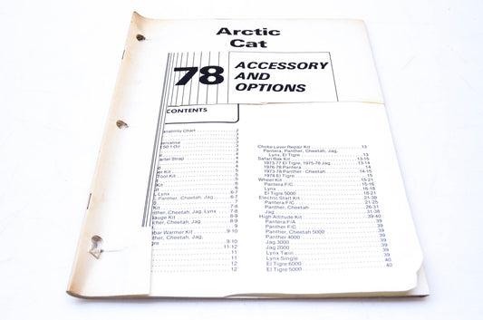 OEM Arctic Cat 2254-150 1978 Arctic Cat Accessory & Options