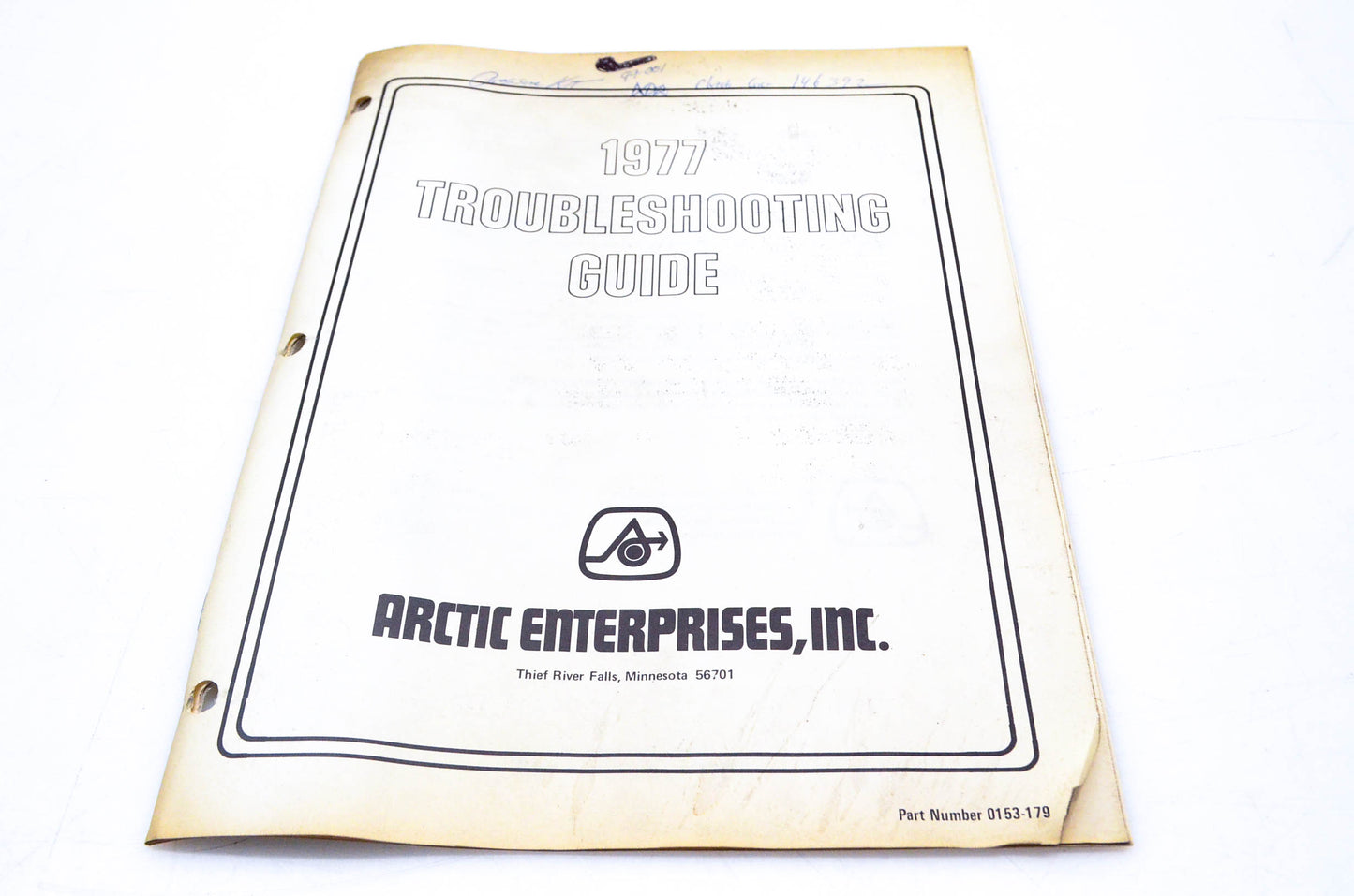 OEM Arctic Cat 0153-179 1977 Troubleshooting Guide