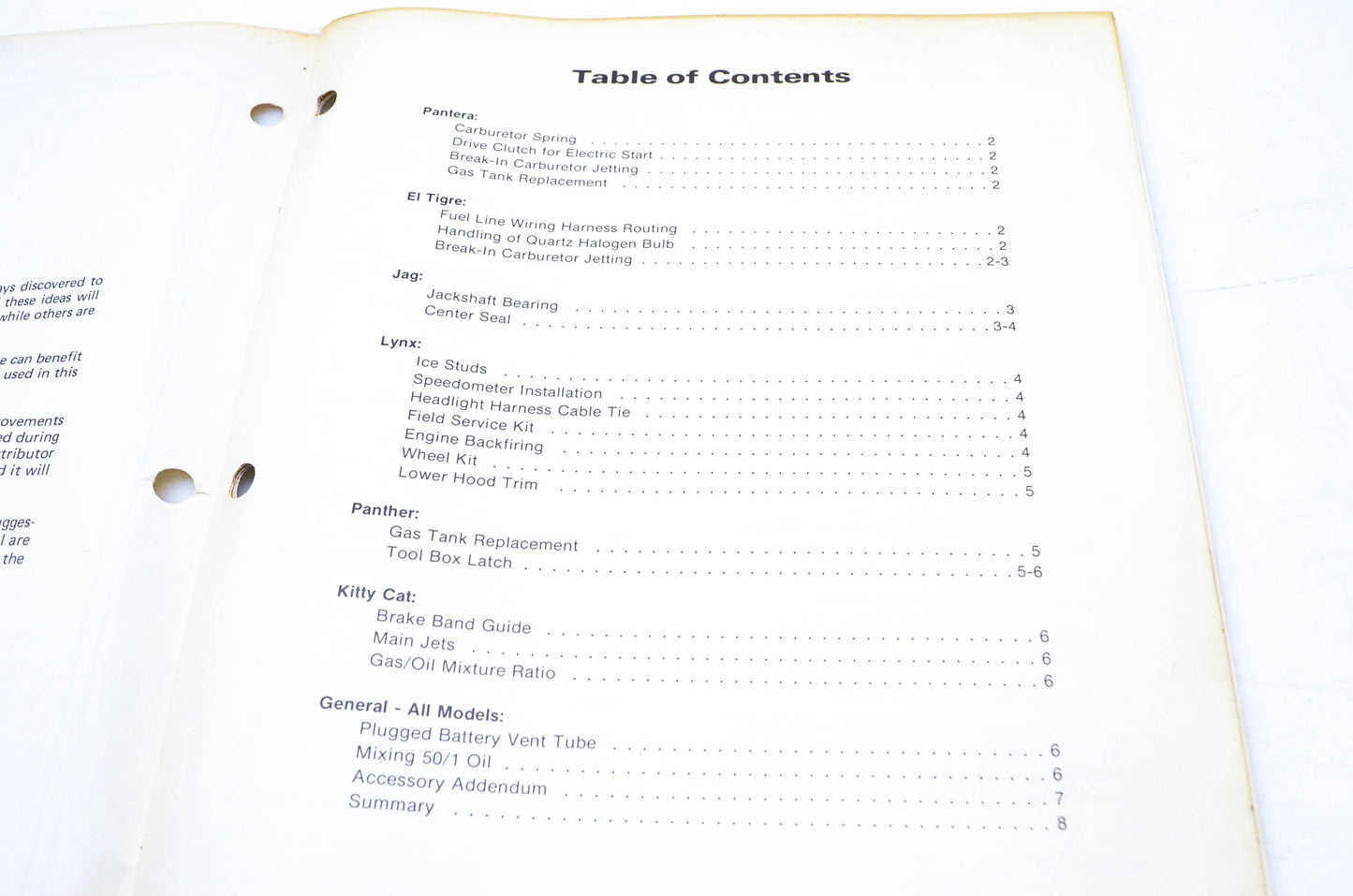 OEM Arctic Cat 0153-179 1977 Troubleshooting Guide