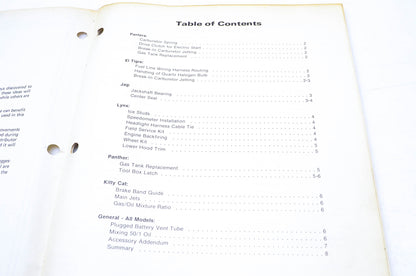 OEM Arctic Cat 0153-179 1977 Troubleshooting Guide