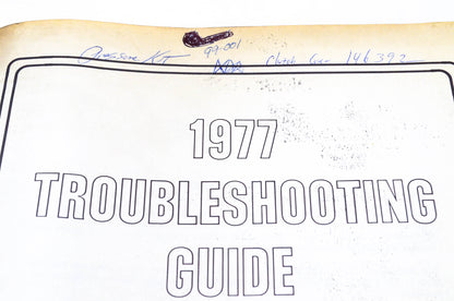 OEM Arctic Cat 0153-179 1977 Troubleshooting Guide