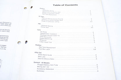 New OEM Arctic Cat 0153-179 1977 Troubleshooting Guide NOS