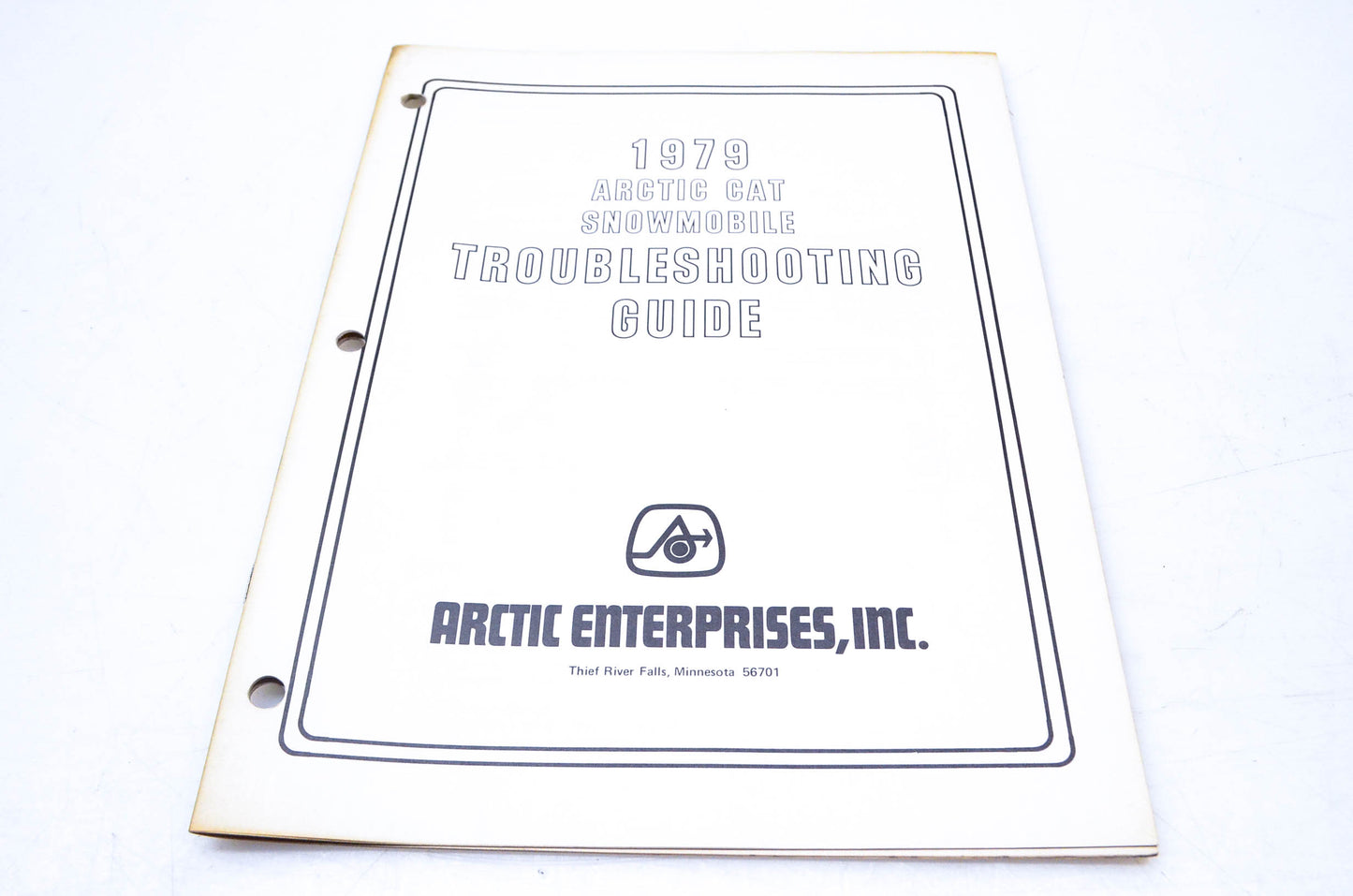 New OEM Arctic Cat 0153-313 1979 Arctic Cat Snowmobile Troubleshooting Guide NOS