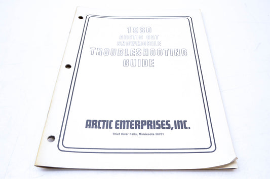 New OEM Arctic Cat 0153-385 1980 Arctic Cat Snowmobile Troubleshooting Guide NOS