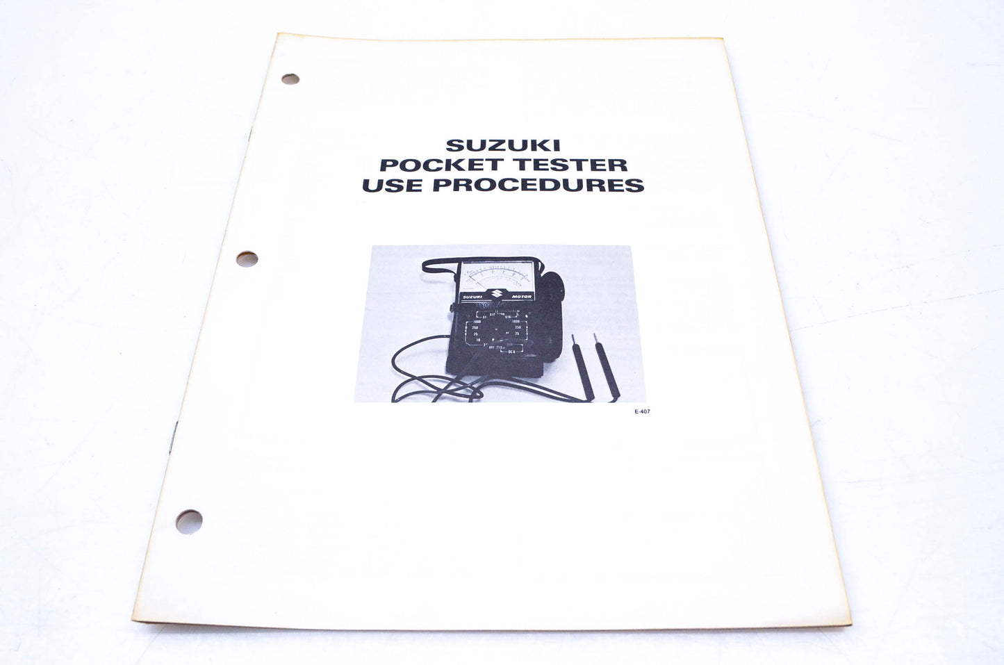 New OEM Arctic Cat 0153-309 Suzuki Pocket Tester Use Procedures NOS