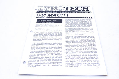 DynoTech 1990 Snowmobile Performance Publication Volume 2 Number 5 NOS