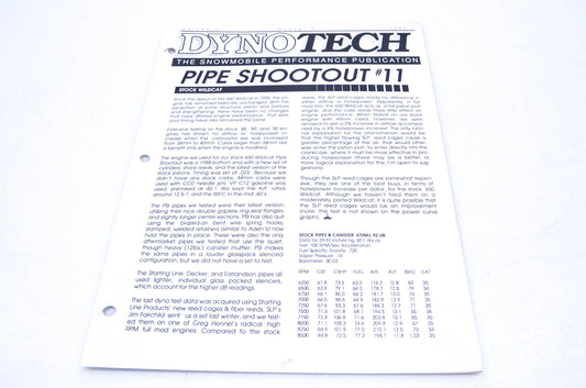 DynoTech 1990 Snowmobile Performance Publication Volume 2 Number 3 NOS