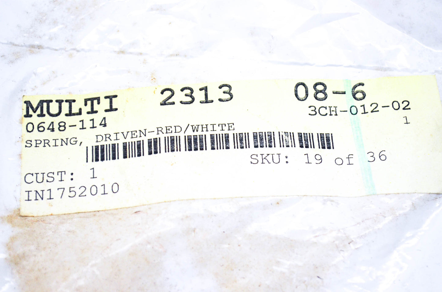 New OEM Arctic Cat 0648-114 Driven Spring NOS