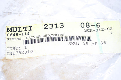 New OEM Arctic Cat 0648-114 Driven Spring NOS