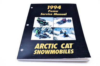 New OEM Arctic Cat 2254-999 1994 Arctic Cat Snowmobiles Puma Service Manual NOS