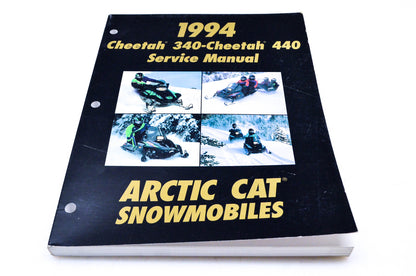 New OEM 2255-013 1994 Arctic Cat Snowmobiles Cheetah 340/440 Service Manual NOS