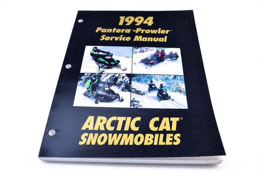 New OEM 2255-005 1994 Arctic Cat Snowmobiles Pantera-Prowler Service Manual NOS